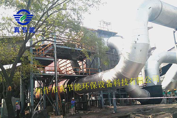 焦粒烘干机 印度公司焦粒干燥烘干机项目跟踪报道
